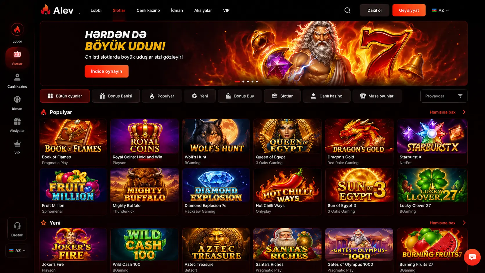 Alov Kazino 777 slotlar, kazino oyunlari Azərbaycanda, bonus, demo game və pulsuz fırlanma